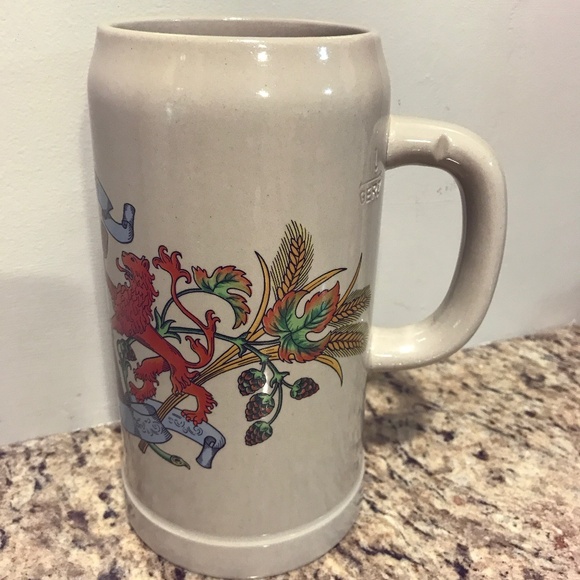 Vintage West German Gurz large stoneware beer liter 🍺 Stein - Picture 2 of 15